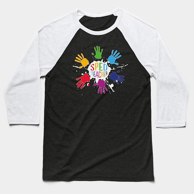 SPED Special Education Teacher educators gift Baseball T-Shirt by MrTeee